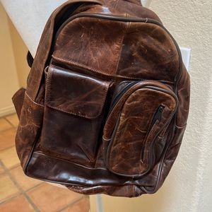 Distressed Sling / Backpack Handmade Cow-leather